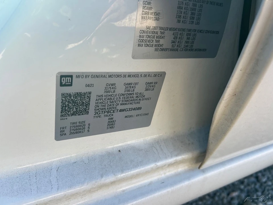 2021 GMC Sierra 5th Gen - Image 14 of 21