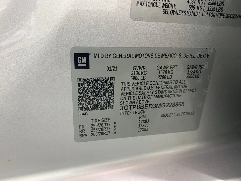 2021 GMC Sierra 5th Gen - Image 13 of 20