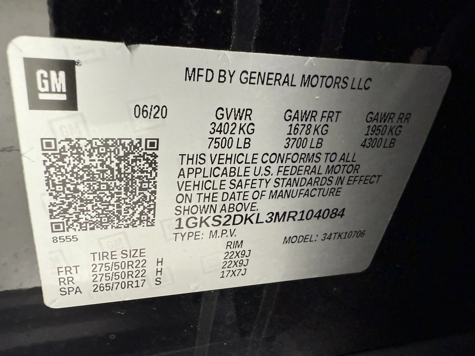 2021 GMC Yukon 5th Gen - Image 16 of 21