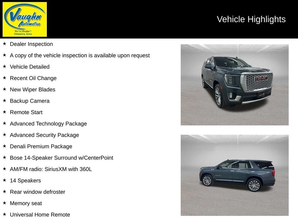 2021 GMC Yukon 5th Gen - Image 2 of 12
