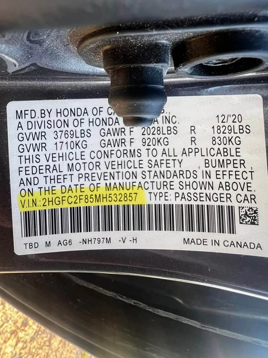 2021 Honda Civic 10th Gen - Image 12 of 12