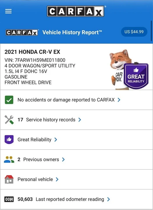 2021 Honda CR-V 5th Gen - Image 19 of 19