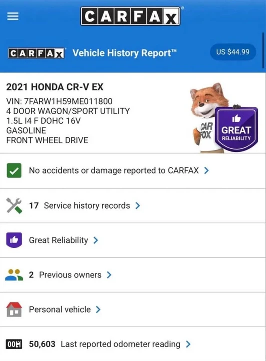 2021 Honda CR-V 5th Gen - Image 8 of 9