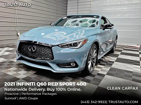 2021 Infiniti Q60 RED SPORT 400 AWD Luxury Coupe