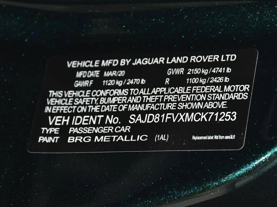 2021 Jaguar F-Type 2nd Gen - Image 17 of 20