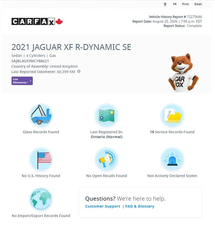 2021 Jaguar X260 XF - Image 2 of 14