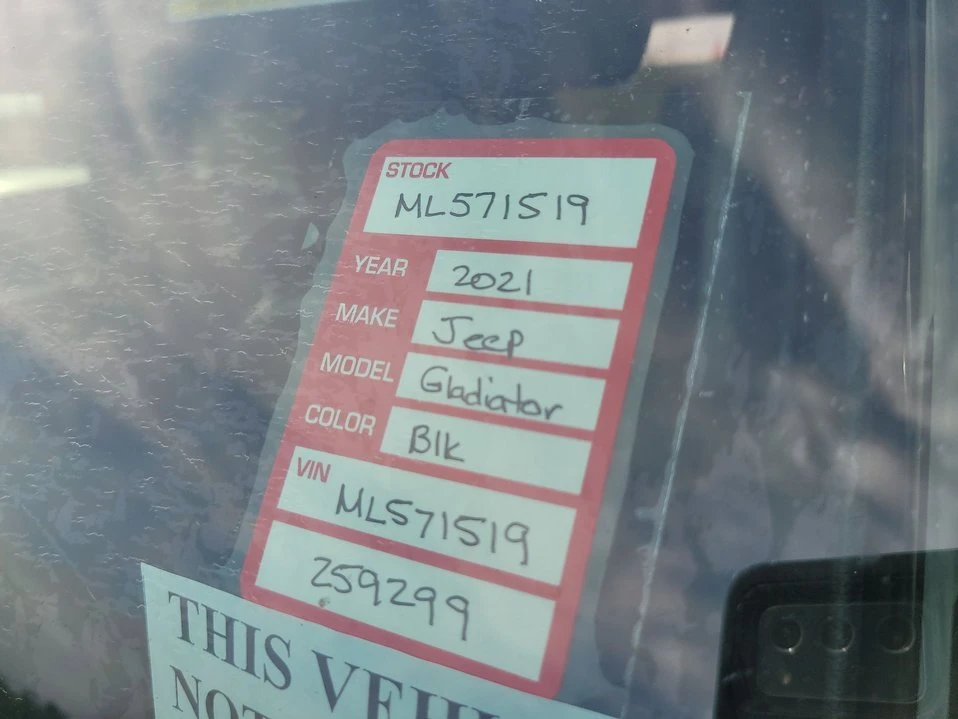 2021 Jeep JT Gladiator - Image 10 of 10