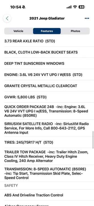 2021 Jeep JT Gladiator - Image 10 of 15
