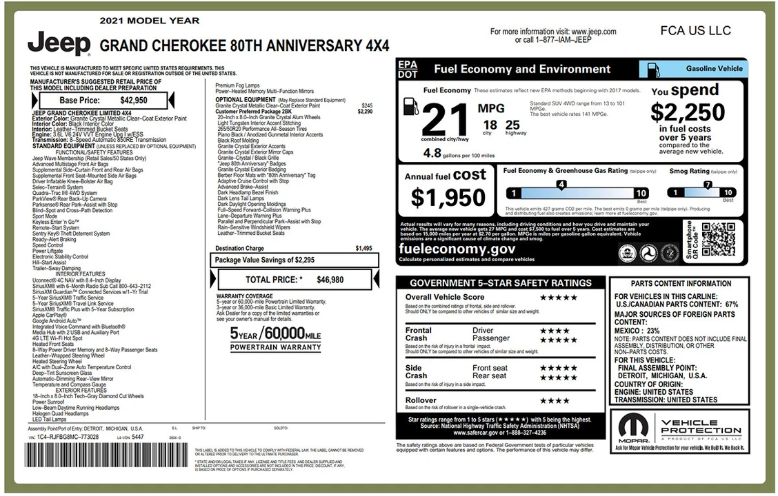 2021 Jeep KL Cherokee - Image 11 of 21