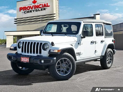2021 Jeep Wrangler Unlimited Sport 80th Anniversary
