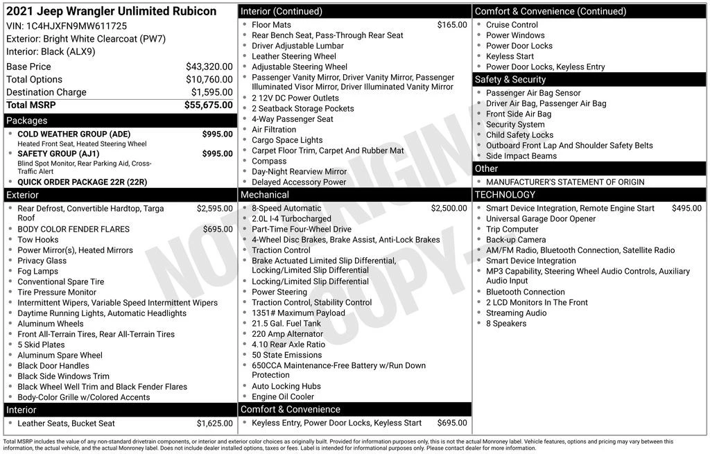 2021 Jeep JL Wrangler Rubicon 392 - Image 4 of 31