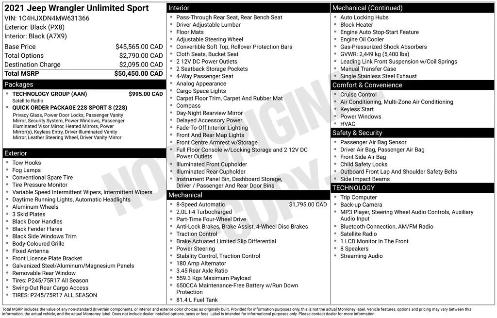 2021 Jeep JL Wrangler - Image 4 of 31