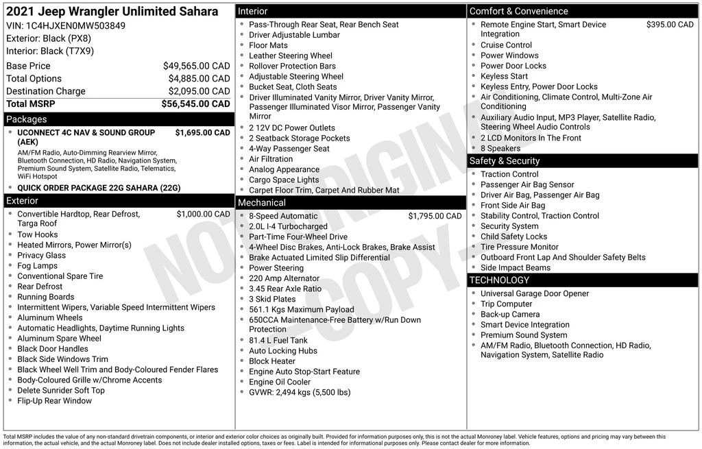 2021 Jeep JL Wrangler - Image 7 of 12