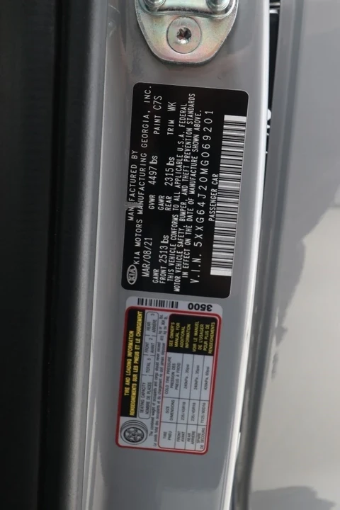 2021 Kia Optima/K5 - Image 20 of 21