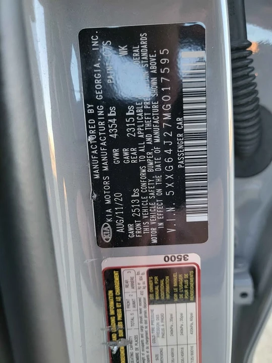 2021 Kia Optima/K5 - Image 9 of 19