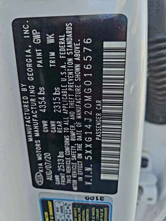 2021 Kia Optima/K5 - Image 14 of 14