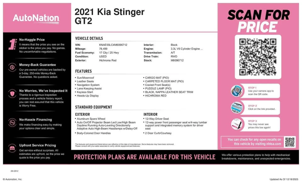 2021 Kia Stinger GT - Image 13 of 13