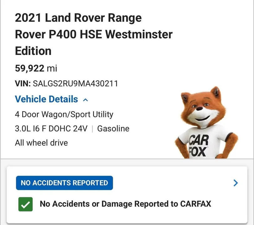 2021 Land Rover Range Rover L405 - Image 9 of 9