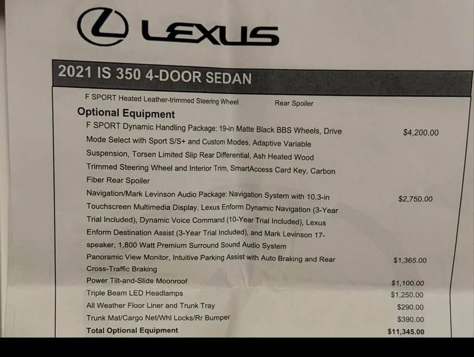 2021 Lexus IS 3rd Gen - Image 13 of 18