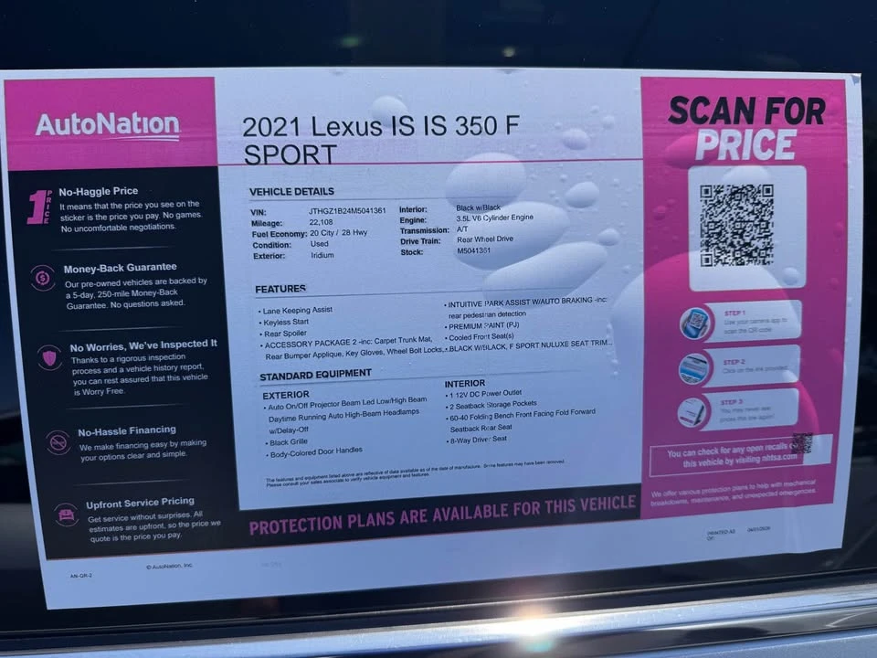 2021 Lexus IS 3rd Gen - Image 5 of 10