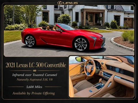 2021 Lexus LC 500 Convertible 2D