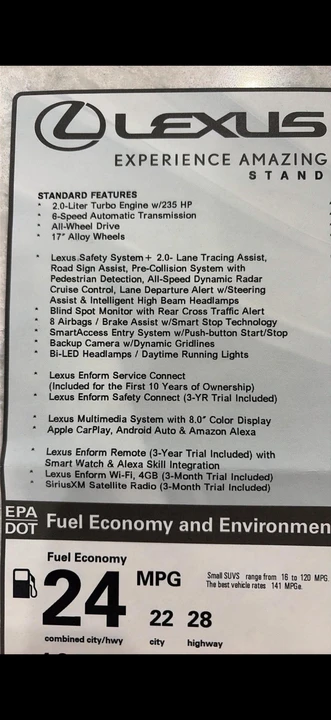 2021 Lexus NX 1st Gen - Image 22 of 24