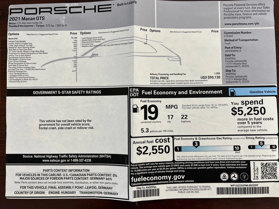 2021 Porsche Macan GTS - Image 15 of 15