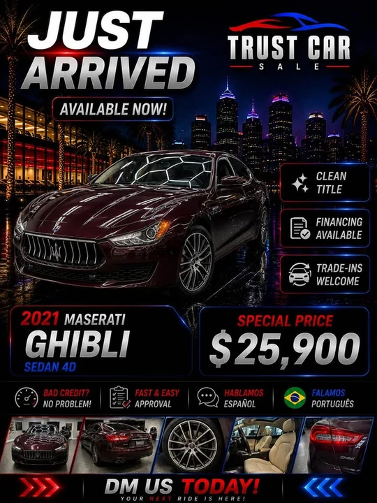 2021 Maserati Ghibli 3rd Gen - Image 8 of 8