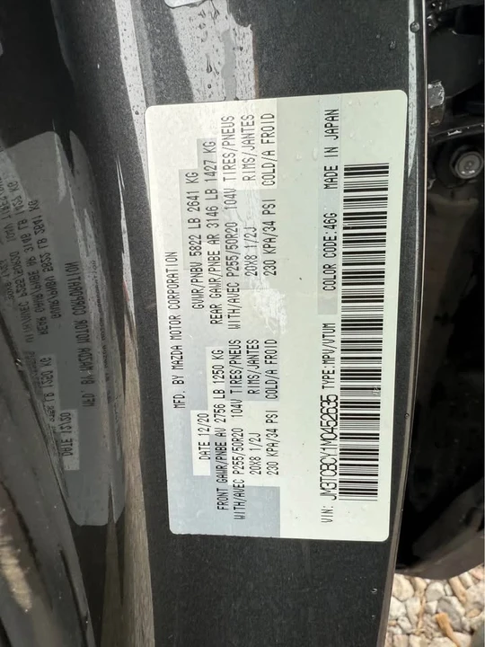 2021 Mazda CX-9 - Image 11 of 12