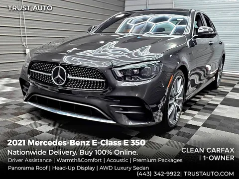 2021 Mercedes-Benz E-Class E 350 4MATIC