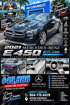 2021 Mercedes-Benz E450 Cabriolet
