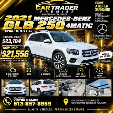 2021 Mercedes-Benz GLB 250 4MATIC Sport Utility 4D
