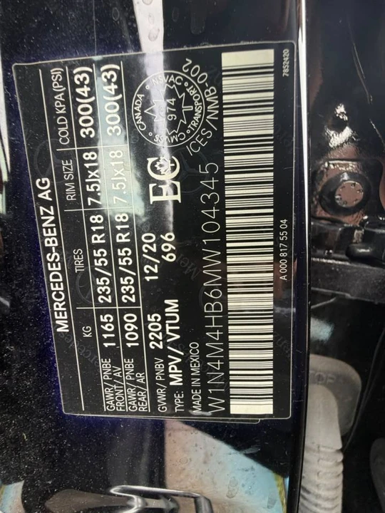 2021 Mercedes-Benz X247 GLB - Image 11 of 11