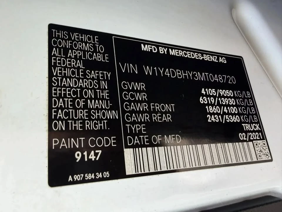 2021 Mercedes-Benz VS30 Sprinter - Image 14 of 14