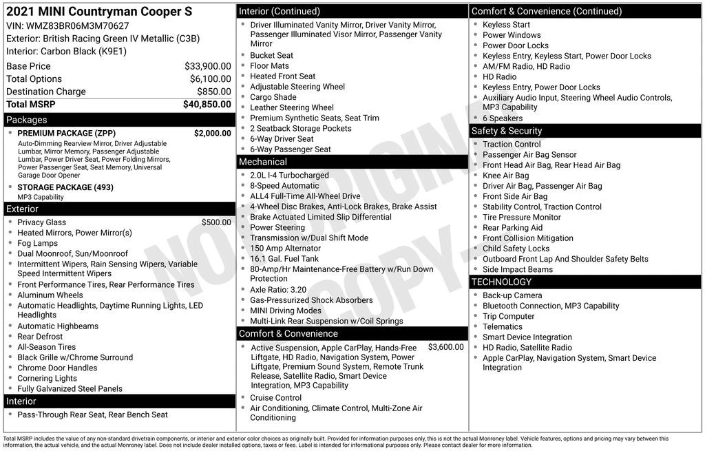 2021 Mini Countryman 2nd Gen - Image 4 of 12