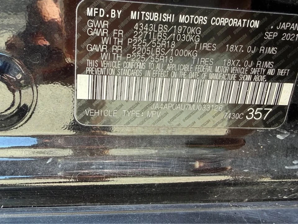 2021 Mitsubishi Outlander - Image 5 of 19