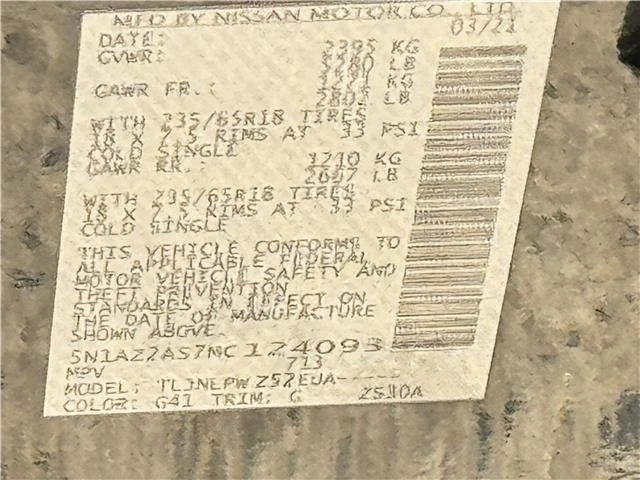 2021 Nissan Murano 3rd Gen - Image 19 of 21
