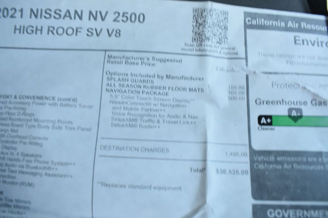 2021 Nissan NV2500 - Image 16 of 20