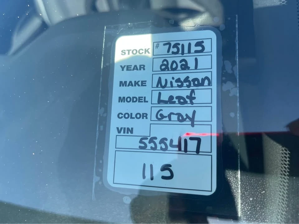 2021 Nissan Leaf - Image 10 of 10