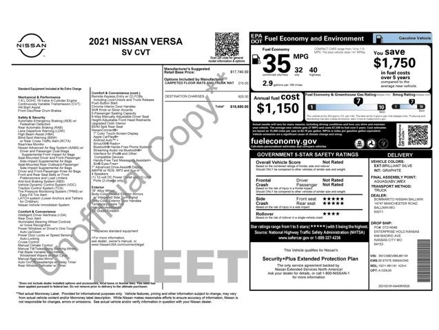 2021 Nissan Versa - Image 2 of 8
