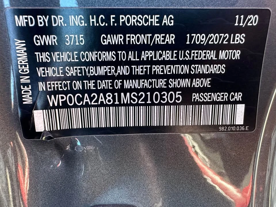 2021 Porsche 718 Boxster T - Image 19 of 19