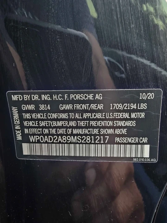 2021 Porsche 718 Cayman GTS - Image 6 of 8