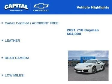 2021 Porsche 718 Cayman - Image 5 of 19