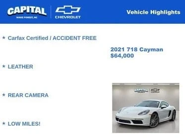 2021 Porsche 718 Cayman - Image 4 of 19
