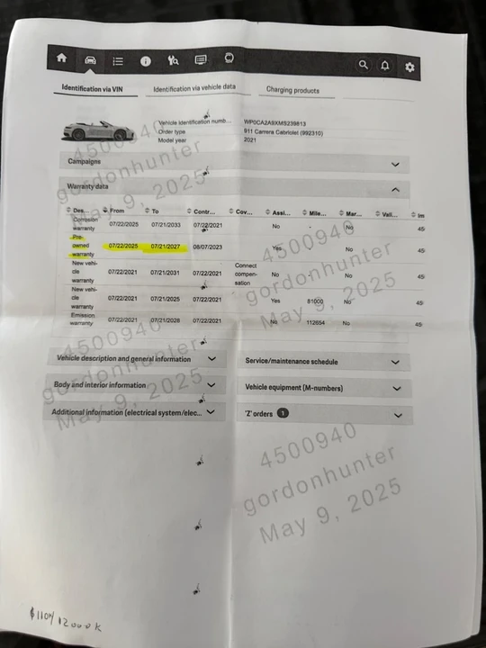2021 Porsche 992 Carrera - Image 21 of 21