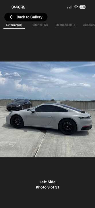 2021 Porsche 992 Carrera - Image 2 of 3
