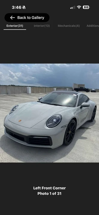 2021 Porsche 992 Carrera - Image 2 of 2