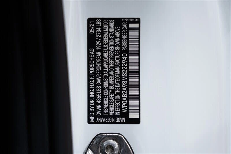 2021 Porsche 992 Carrera 4S - Image 27 of 31