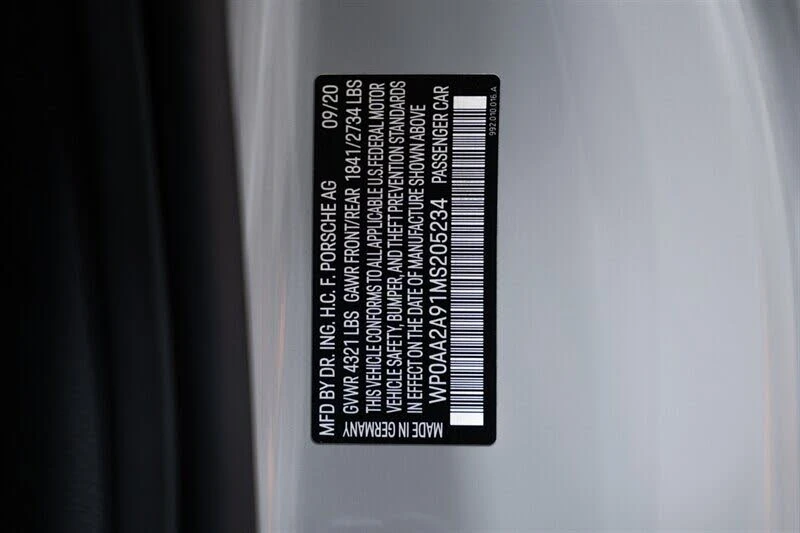 2021 Porsche 992 Carrera - Image 27 of 31