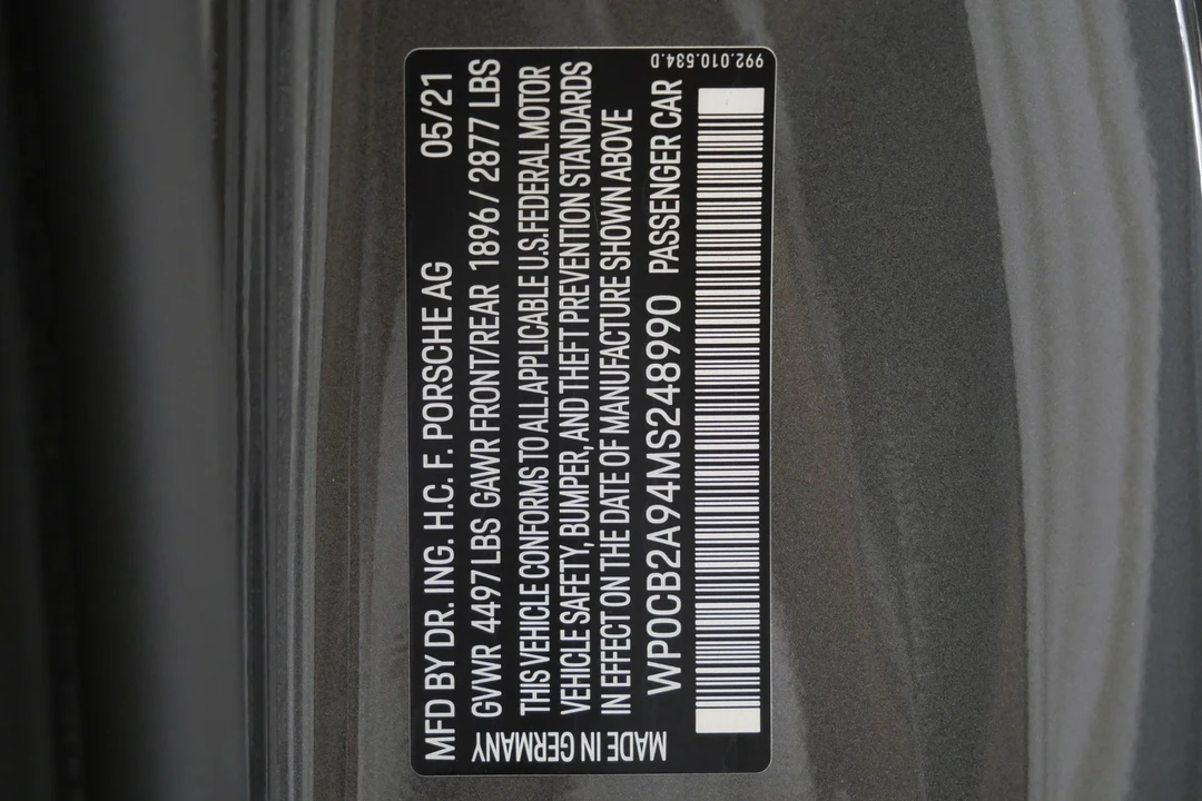 2021 Porsche 992 Carrera S - Image 20 of 21